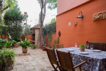 patio en casa de pueblo en Foios