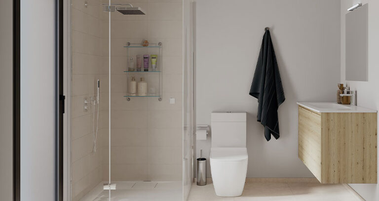 Obra nueva Calderona Homes interior baño