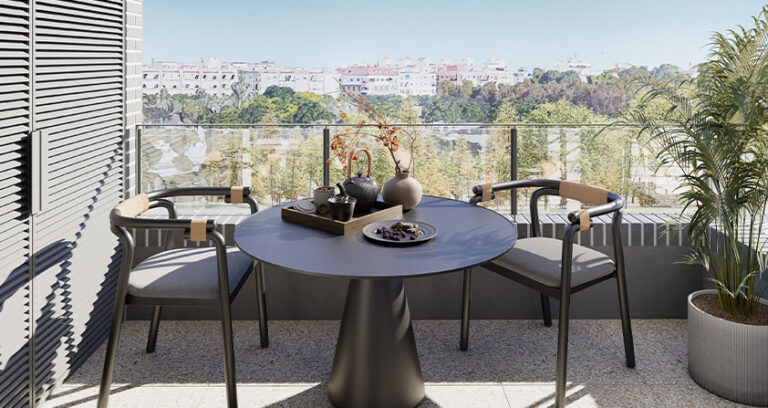 Residencial Aquitania terraza